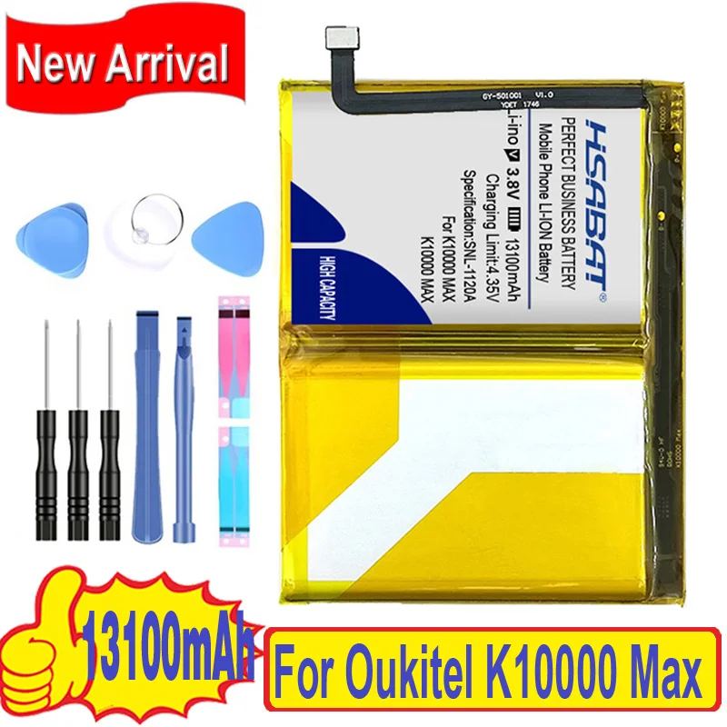 HSABAT 13100mAh K10000 MAX Аккумулятор для Oukitel K10000 Max