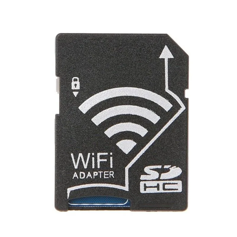 SDHC карта адаптер Micro SD MicroSD TF конвертер для камеры wifi передача беспроводной Поддержка 8 ГБ 16 ГБ 32 ГБ Высокое качество - Цвет: Черный