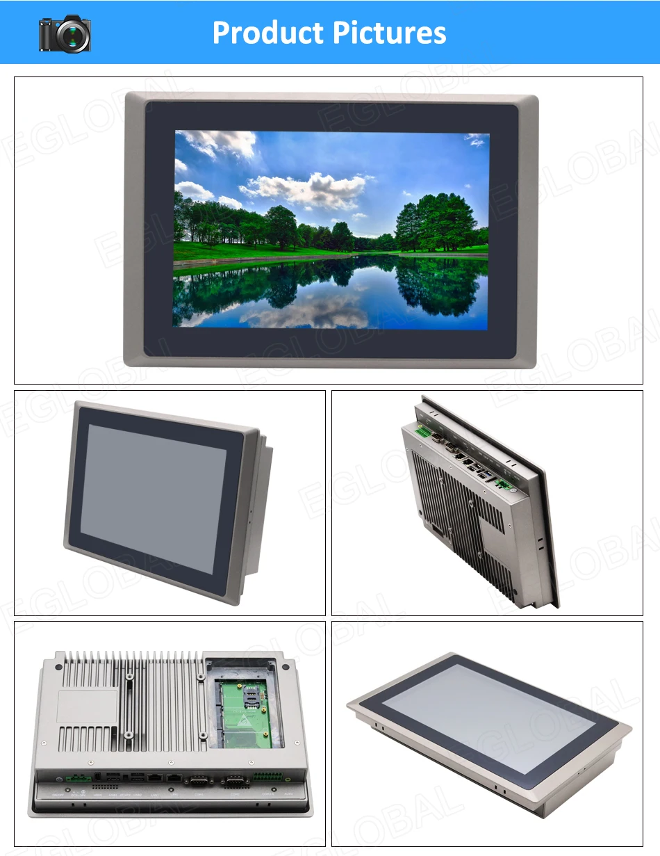15'' Large Screen All-In-One Computer with Intel Core i5 6360U, Rugged Touch Screen Monitor, WES7 Operating System - Industrial Panel PC. Description Image.This Product Can Be Found With The Tag Names Barebone Mini PC, Computer Office, Screen