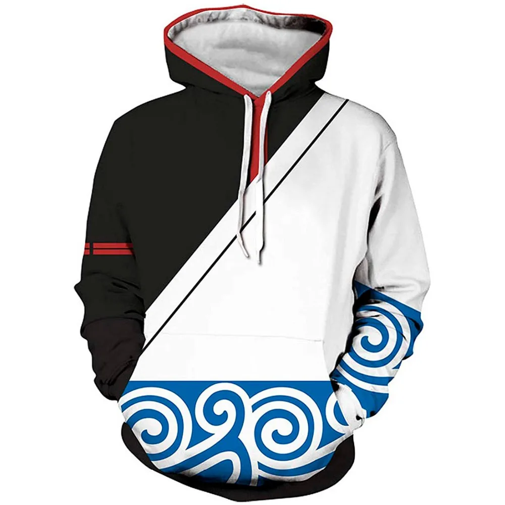 

New Anime GINTAMA Sakata Hoodie Kimono Autumn Winter Thick Hoodies Fashion Hooded Jacket Hooded Unisex Leisure Sweatshirt Jacket