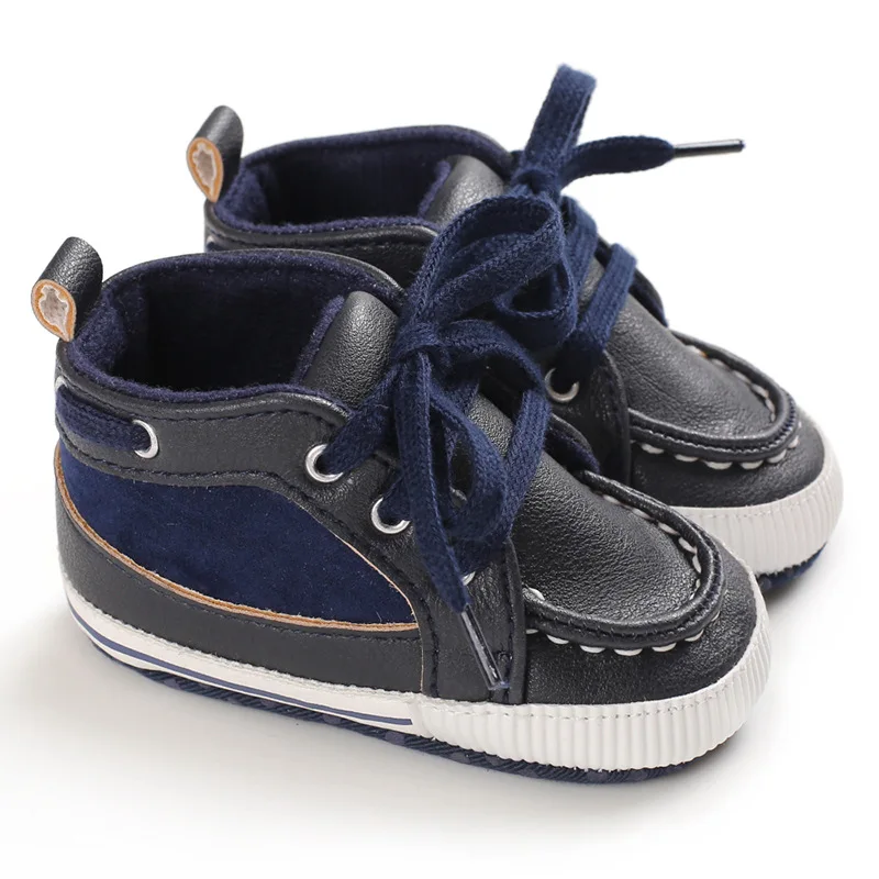 Спортивные кроссовки для мальчиков и девочек; модная повседневная кожаная обувь для малышей - Цвет: Хаки