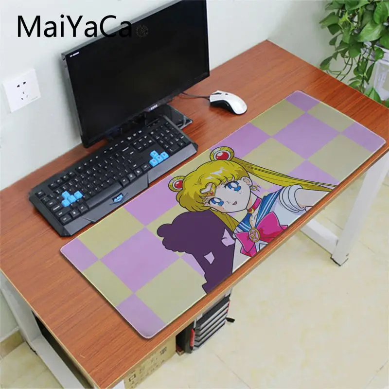 Sailor Moon, аниме, коврик для мыши, игровой коврик для мыши, Настольный коврик для мыши с клавиатурой, Аниме Коврик для мыши, геймер, версия скорости, Настольный коврик - Цвет: 300x800x2mm