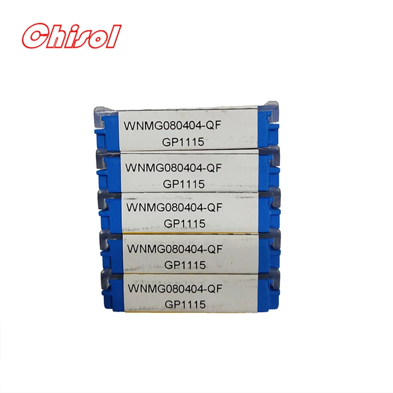 ЧПУ твердосплавный Токарные пластины WNMG060404-QF WNMG060408-QF WNMG080404-QF WNMG080408-QF GP1115 GP1225 обработки стали