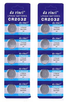 

Hot 10pcs CR2032 CR 2032 Lithium Li-ion 3V Button Cell Coin Battery BR2032 DL2032 SB-T15 EA2032C ECR2032 L2032 Big Promotion
