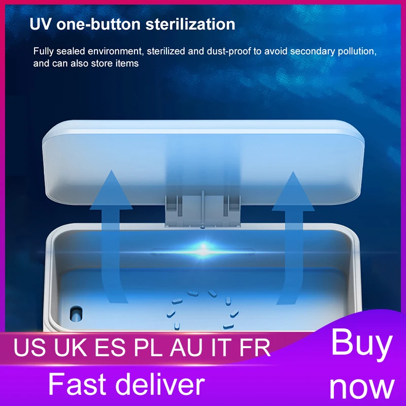 

USB automatic sterilizer UV sterilizer three minutes one button disinfection toothbrush mask mobile phone clothing sterilization