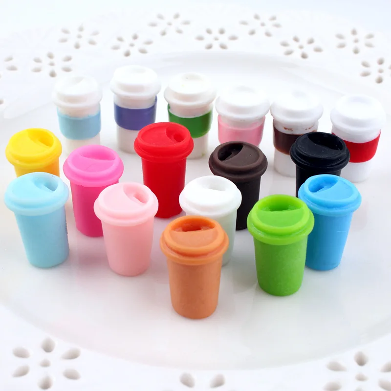 8pcs 1:12 Doll House Decration Accessories Mini Food Coffee Drink Ice Cream Wine Cup Bottle for Kids Toys 3