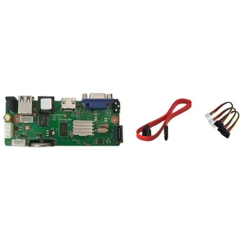 

9CHx5MP ONVIF H.265 Board Support 1 SATA NVR Network Digital Video Recorder Max 8TB XMEYE CMS with SATA Cable P2P Cloud