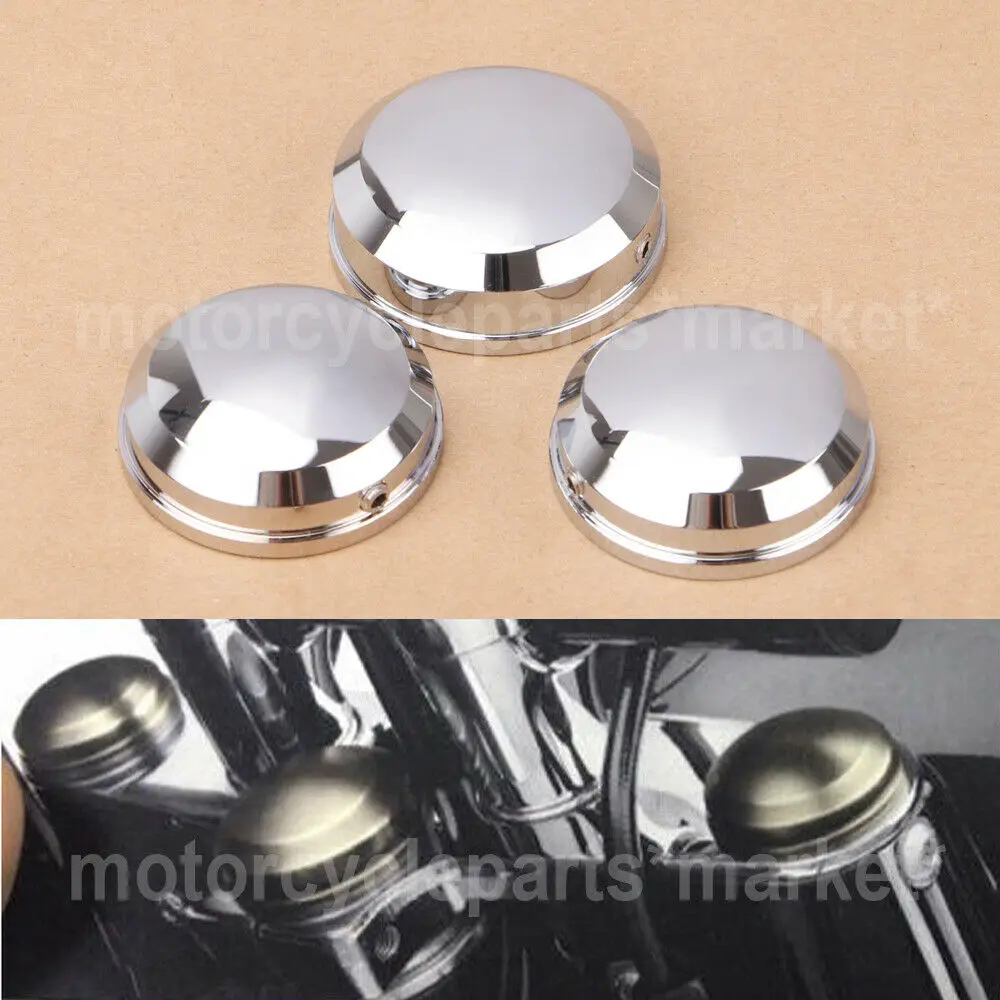 

Motorcycle CNC Upper Fork Stem Covers Triple Clamp Cover For Harley Dyna FXD 1995-2005 Softail FLSTC 1986-2017 FXDL 1993-2005