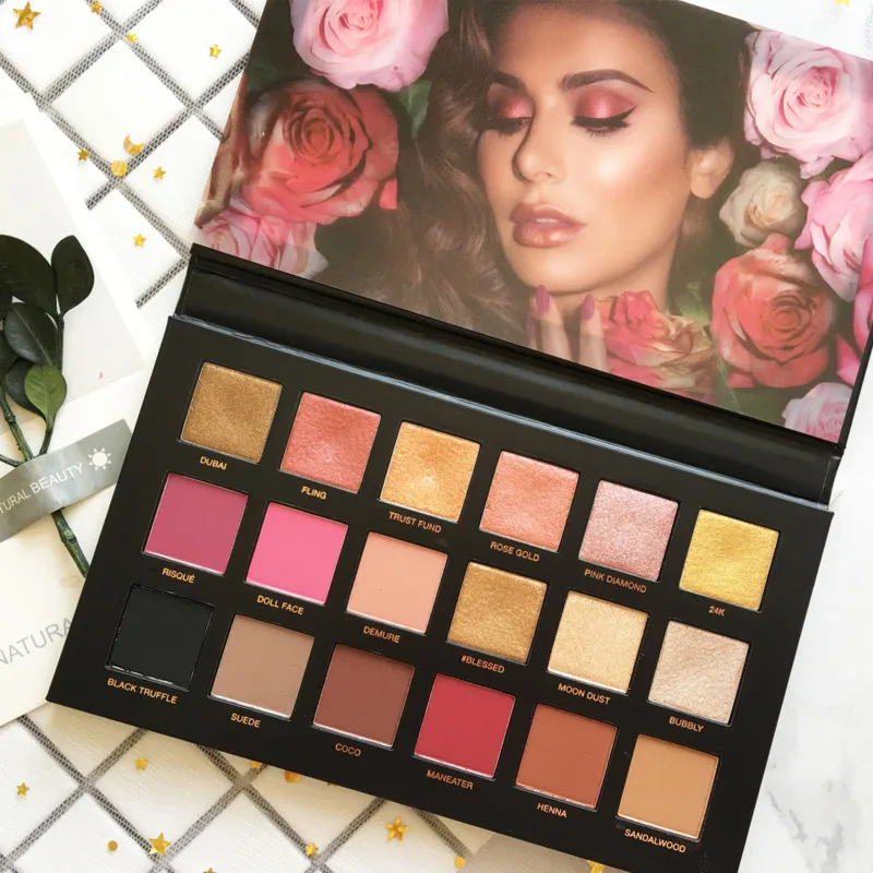 18 Colors Shimmer Matte Eyeshadow Palette Shine Nude Natural Eye Shadow Powder Makeup Glow Eyes Long Lasting 18 Colors Shimmer Matte Eyeshadow Palette Shine Nude Natural Eye Shadow Powder Makeup Glow Eyes Long Lasting