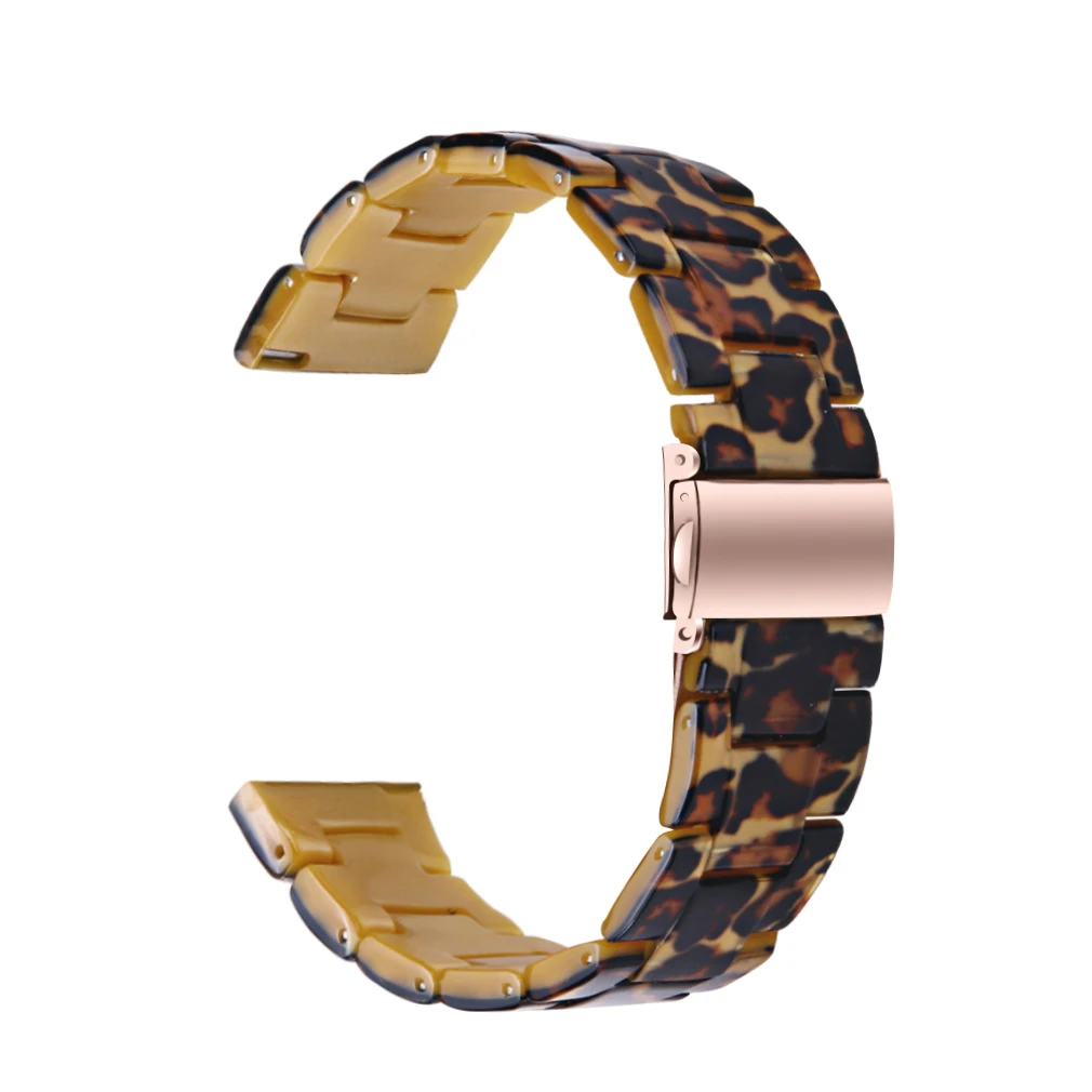 Enhanced 20mm Resin Smart Watch Strap - Versatile Replacement Wristband in Stylish Design