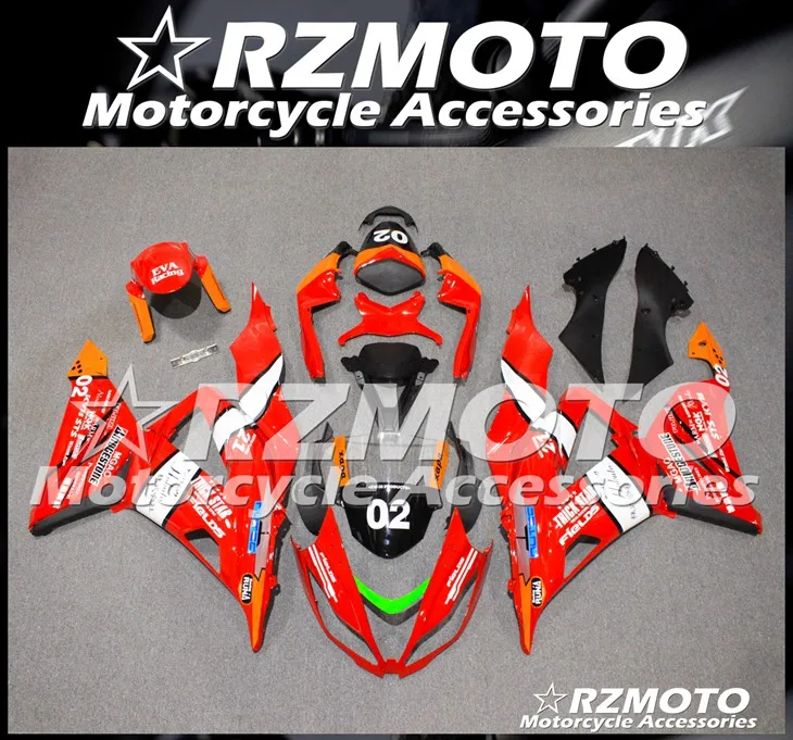 New Abs Motorcycle Fairing Fit For Kawasaki ZX6R 636 2013- Bodywork Injection mold Store No.0496