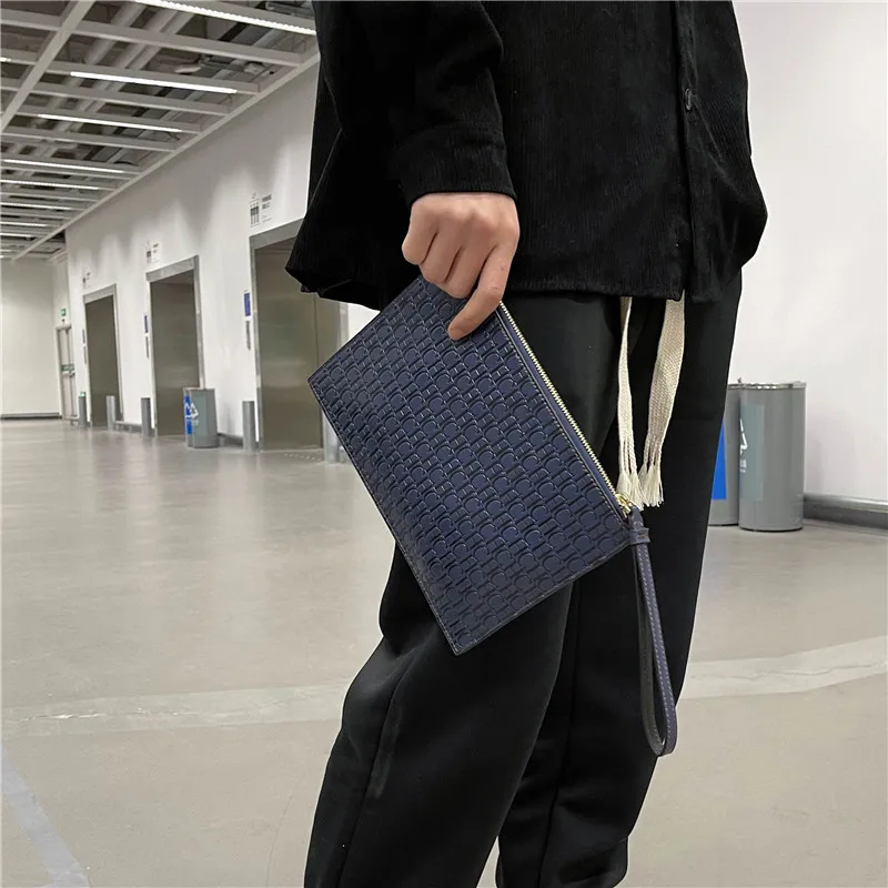 2021 New Luxury Brand CH Clutch Unisex High-quality CH Letter Pattern Clutch luxury envelope leather business clutch purse