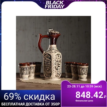 

Set for wine "Antique", 7 pieces in a set, 1.2 l / 0.2 ml