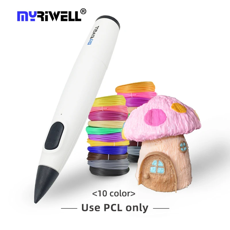 

Умная 3d-ручка Myriwell Digital PCL, принтер «сделай сам», ручки для рисования граффити с USB-кабелем