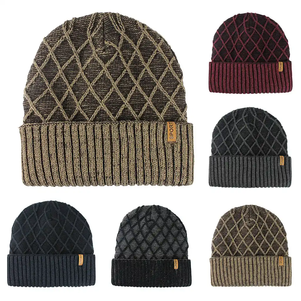 houndstooth winter hat