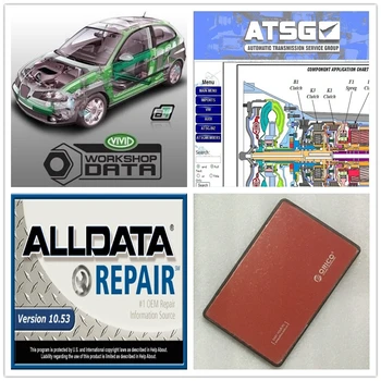 

2020 auto alldata Repair Software all data v10.53 atsg 2017 vivid workshop data tech support for cars and trucks USB 3.0 Alldata