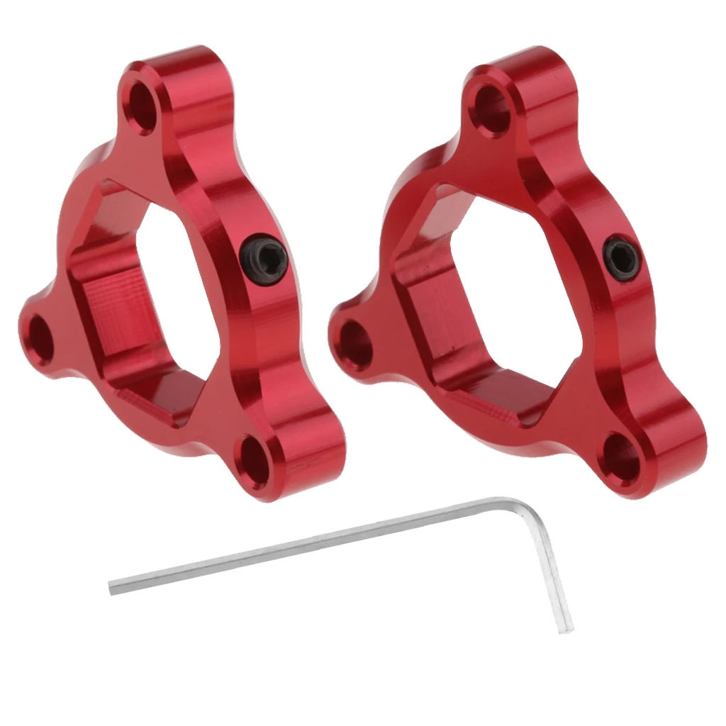 Pair Motorcycle CNC Front Hexagon Anodized Fork Preload Adjusters 14mm for Yamaha MT-09 Tracer/ Tracer 900 2015-2016