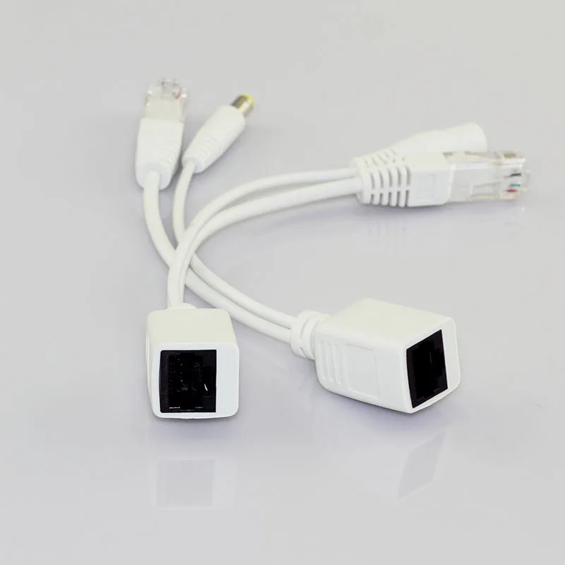 

5 Pair 12V CCTV Power Supply Rj45 Splitter Security Camera Poe Adapter AccessoriesSynthesizer connector Poe Cable K18