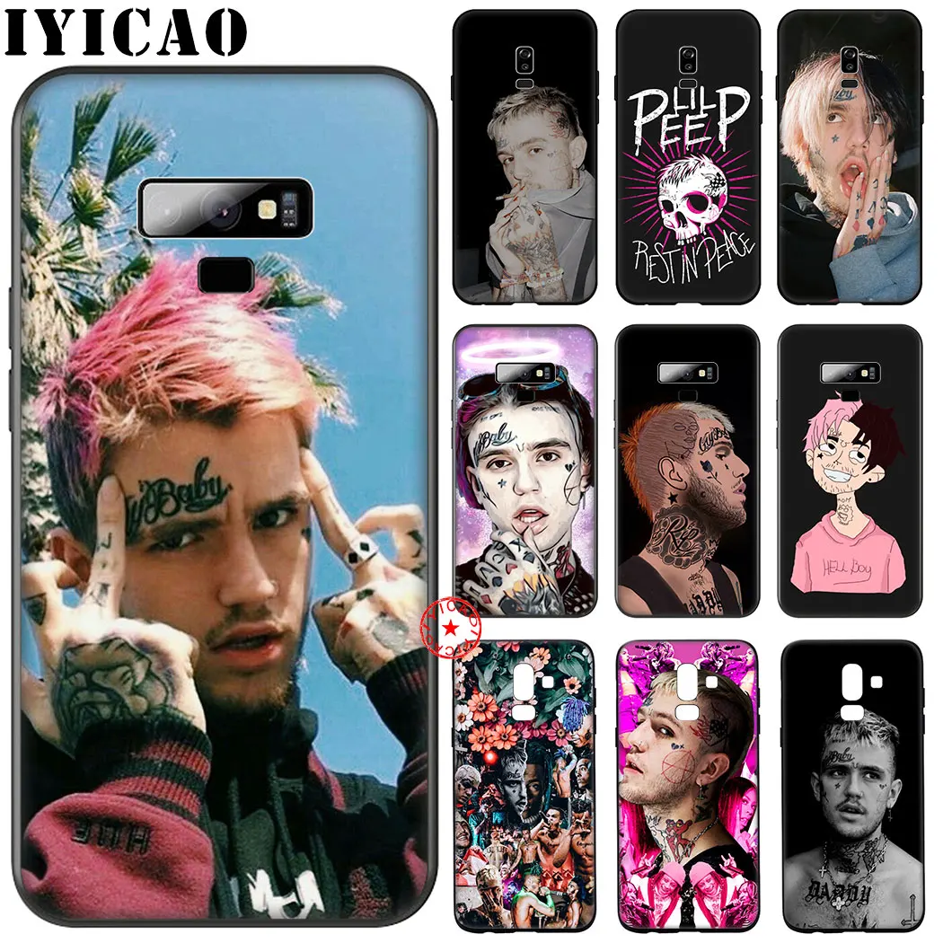 Черный мягкий силиконовый чехол Rapper Lil Peep для Samsung Galaxy A70S A20E A2 J4 J6 Core Plus Prime J7 Duo J8 из