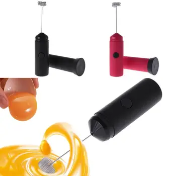 

Electric Handheld Milk Frother Double Spring Whisk Head Manual Blender Tools