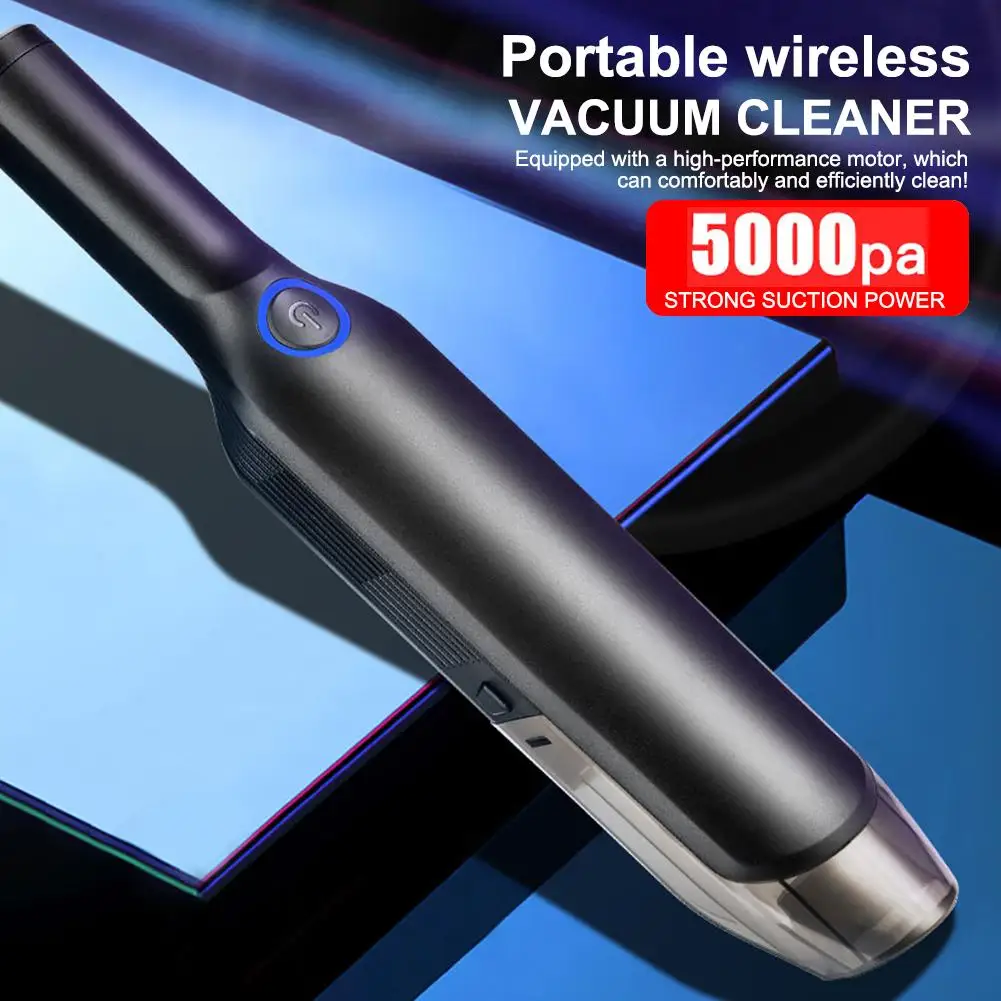 

5000pa Strong Suction Power Car Vacuum Cleaner Cordless Wet and Dry Dual Use Portable Vacuums Cleaner for Car Home and Pet Hair