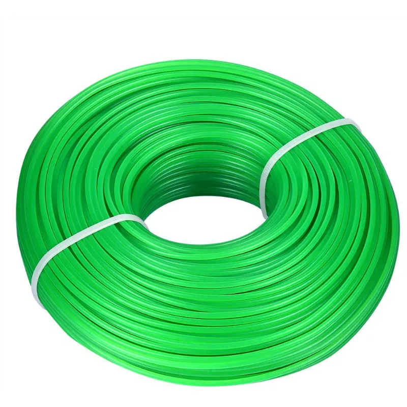Nylon Round Rope Weed Trimmer Line 2.0mm*100m for Garden Grass Petrol Strimmer Electric