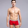 Boxers 4Pcs/lot Male Panties Cotton Luck Red Men's Underwear Boxers Breathable Man Solid Underpants Fashion Comfortable Shorts 2