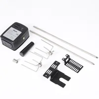 BBQ Grill Motor Meat Forks Set Rotating Motor Electric Automatic Rotisserie Spit Rod For Camping Household Cooking BBQ Motor Set 2