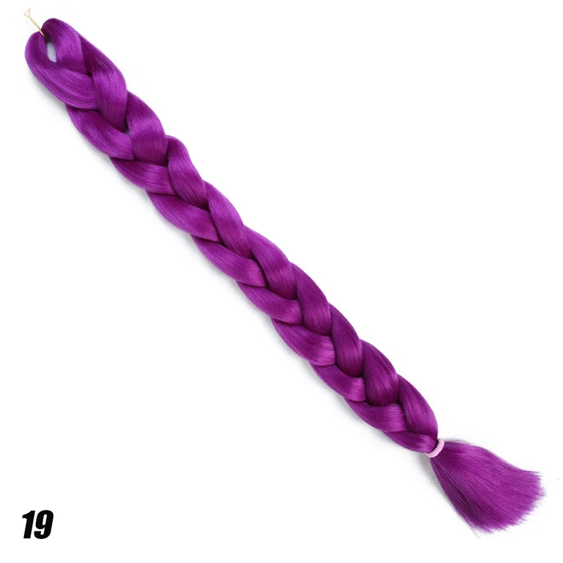 Allaosify, огромные косички, на крючках, длинные, огромные синтетические накладные волосы на крючке, заплетённые волосы блондинка розового, голубого, серого цвета наращивание волос в африканском стиле, на крючках, косички - Цвет: #31