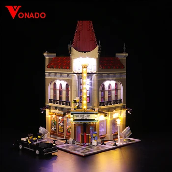 

Led Light Set For Compatible Lego 10232 Building Blocks Creator City Street 15006 Palace Cinema Toys (light with Battery box)