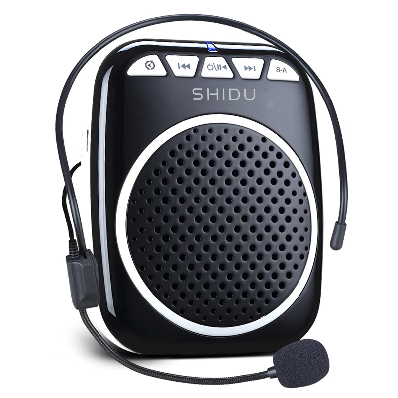 

SHIDU S308 5W Voice Amplifier With Wireed Microphone Portable Rechargeable Personal Ultralight Mini Audio Speakers For Teachers