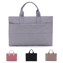 Новая портативная мужская сумка для ноутбука Macbook air pro 13,3 14 15,6 дюймов женская сумка для ноутбука портфель сумка-мессенджер