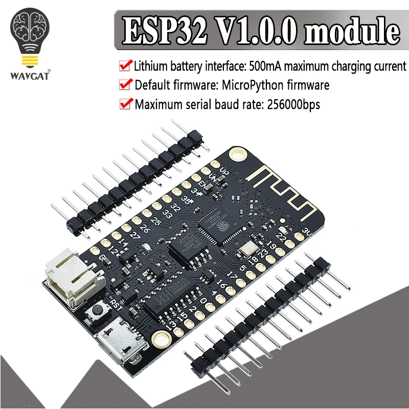Wifi/&Bluetooth WEMOS Lite V1.0.0 board based ESP32 MicroPython 4MB FLASH