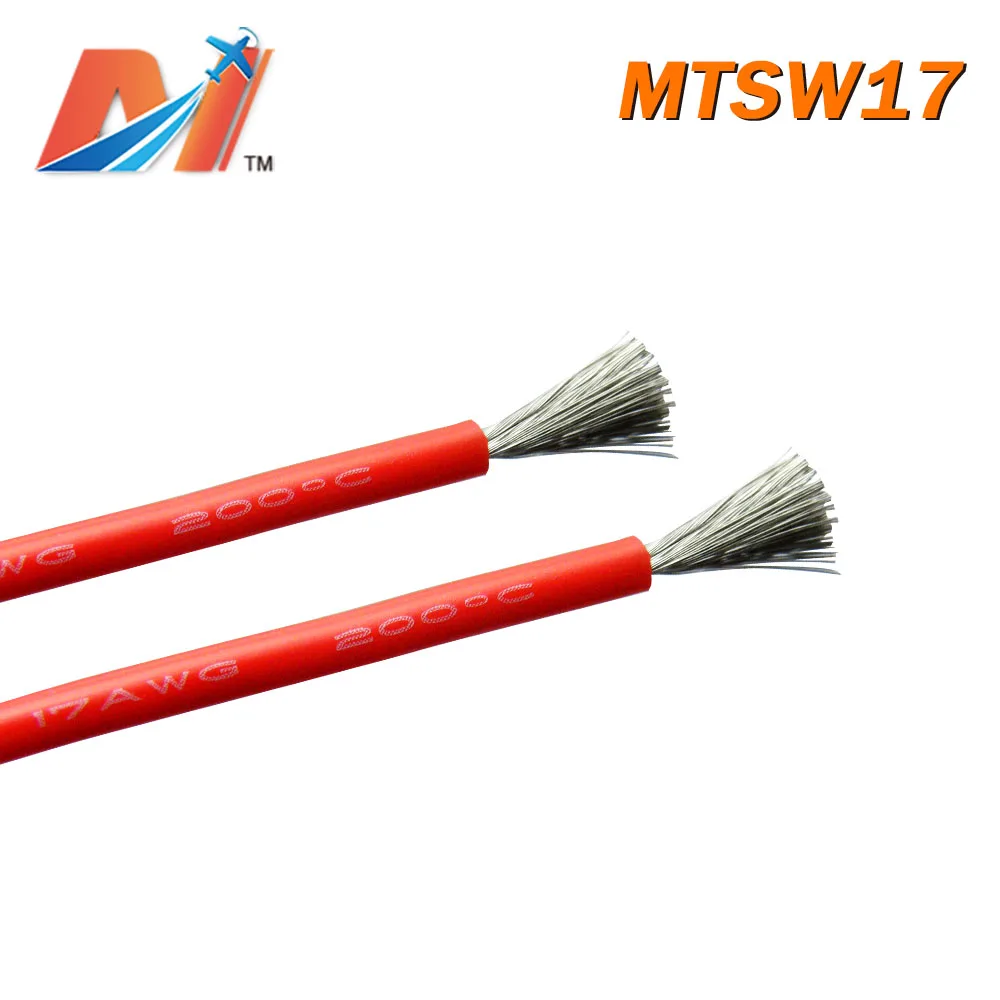 Maytech Clearance Sale(1meter) power silicon wire AWG18 RED COLOR