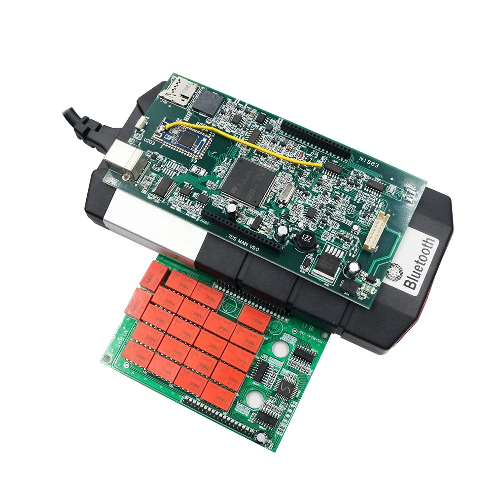 Двойная плата Real V9.0 Multidiag с Bluetooth Автомобильный Диагностический Инструмент TCS 2016 0