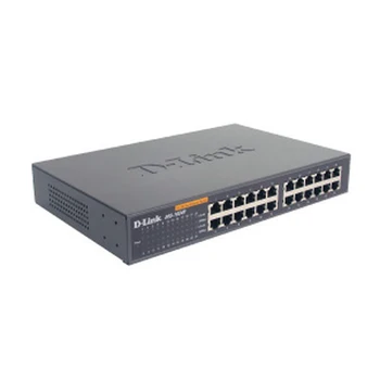 

D-Link 24-port 10/100M NWay Desktop - Internal PSU (incl. 19" rack mount kit), Unmanaged, Full duplex