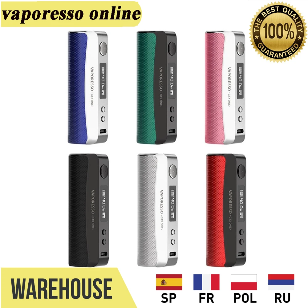 Лидер продаж! Оригинальный вейп-мод Vaporesso GTX One VW с аккумулятором 2000 мАч и