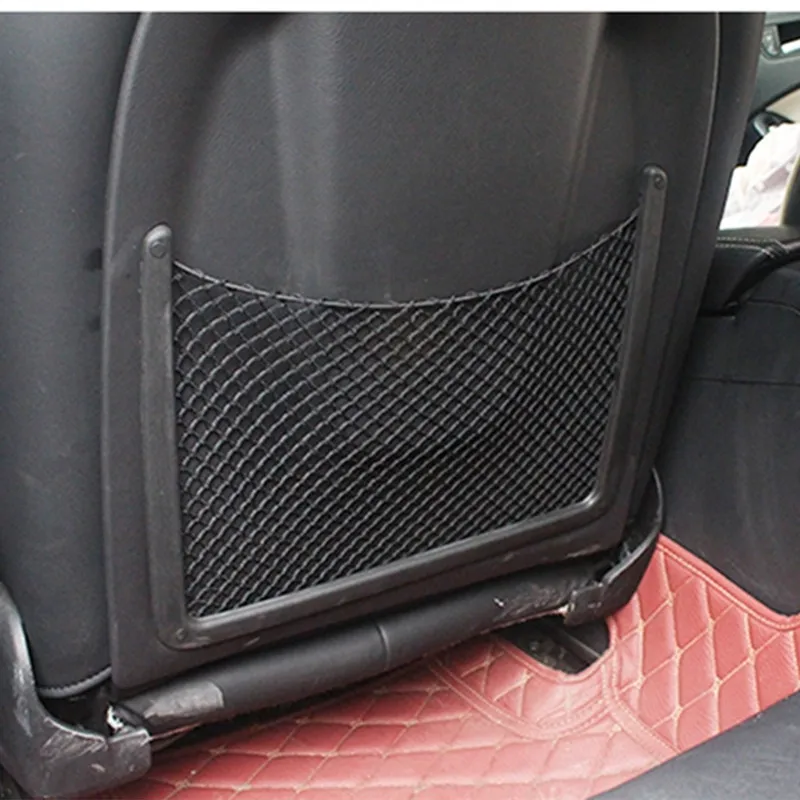 1pc Car Seat Back Bag Storage Luggage Organizer Holder Mesh Cargo Pouch