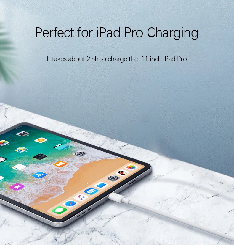 Konsmart USB C PD Быстрая зарядка для iPhone 11 pro Max iPad Pro 9 В 2A Быстрый кабель зарядное устройство мощность 18 Вт Зарядное устройство