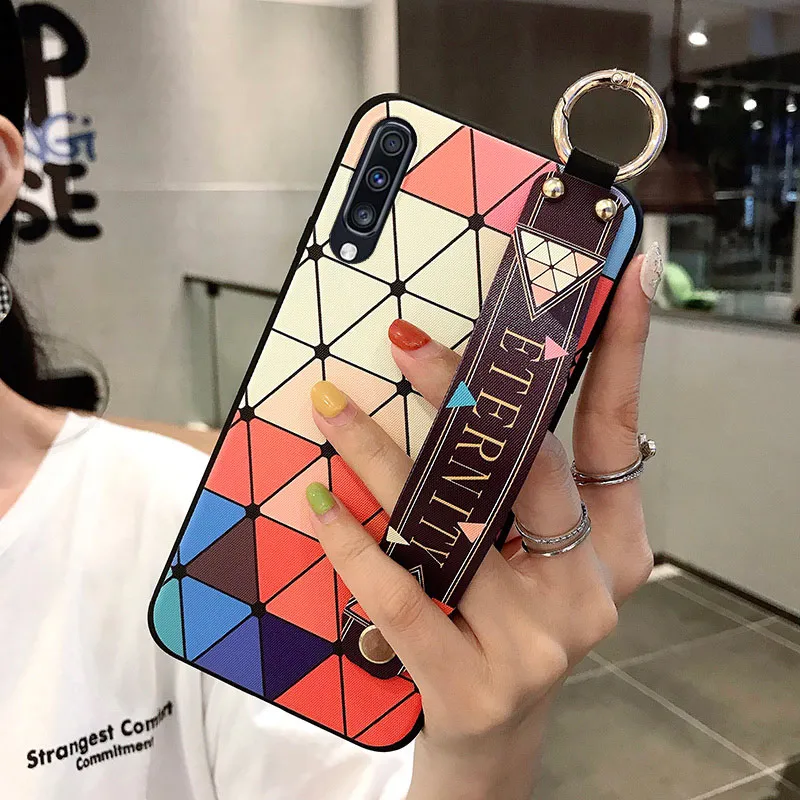 SoCouple чехол для samsung Galaxy A50 A70 A30 A20 A10 S8 S9 S10 Plus, Note 8, 9, 10, плюс A40 A60 S10e ремешок держатель телефона чехол