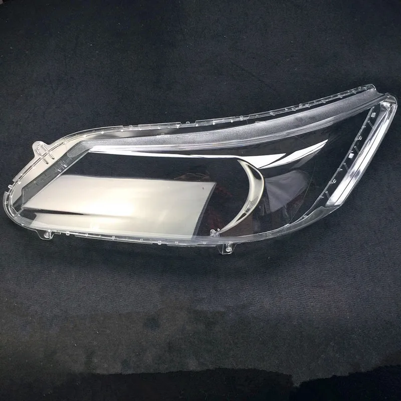 Для Honda Accord передние фары прозрачные абажуры лампы оболочки маски фары крышка объектива фары - Цвет: Left side 1pcs