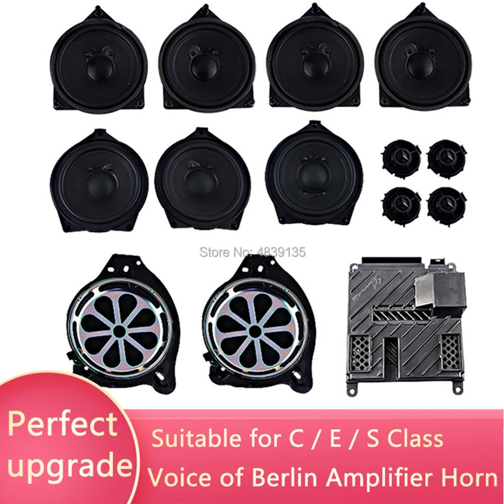 

Suitable for Mercedes-Benz New C-Class E-Class S-Class GLC Original Little Berlin Amplifier Speaker Sound Set Berlin Voice