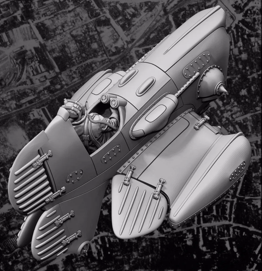 1/35 Смола Модель Строительный комплект фигурка боец