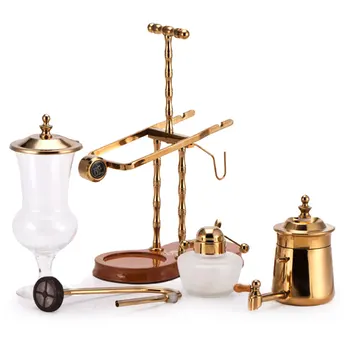 

Retro Royal Coffee Machine Make Coffee Suit Siphon Distillation Coffee Pot Drip Type Manual Coffee Maker Machine