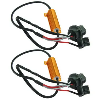 

Automotive 7443 LED Single Resistance Decoding Line 7440LED Turn Signal Fault Eliminator LED Brake Light Decoder