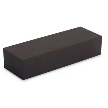 

African Ebony Lumber Knife Handle Material Wood Blanks Guitar Parts 120*40*25mm