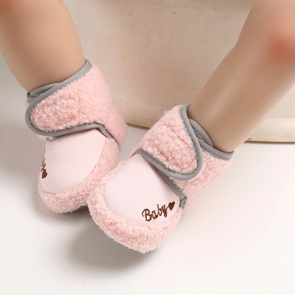 Зимние сапоги для новорожденных мальчиков от 0 до 18 месяцев теплые зимние сапоги с мехом из флиса для девочек детские пинетки для малышей с мягкой хлопковой подошвой