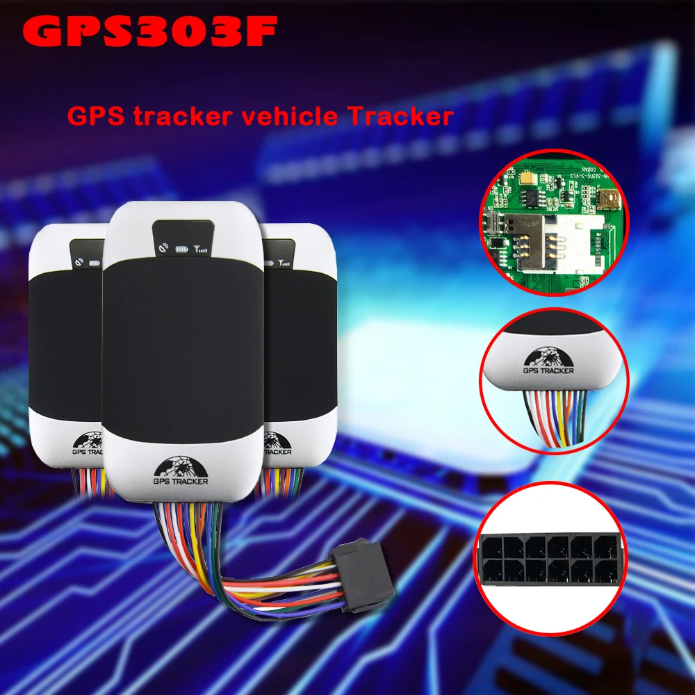 Gps 303F TK303F без коробки голосового мониторинга gps-трекер автомобильный трекер транспортных средств локатор превышения скорости и датчик движения-сигнализация для топливного бака