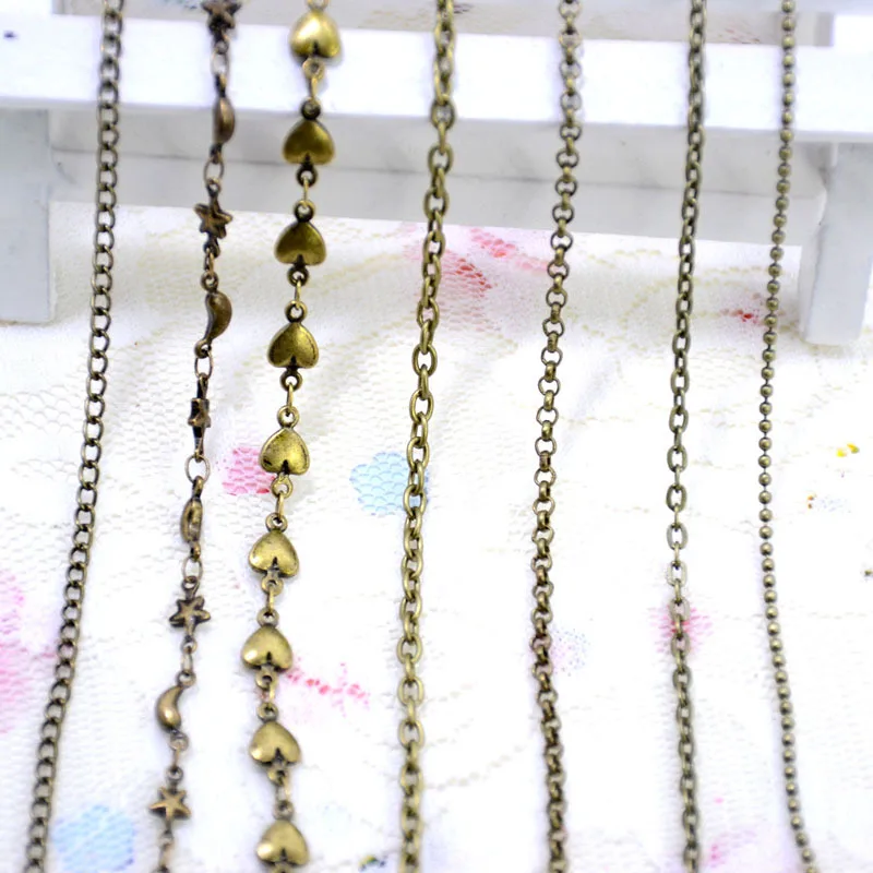 

Metal Chain DIY Hand-made Accessories Material Box Accessories Wholesale Homemade Sweater Chain Clavicle Necklace Bracelets