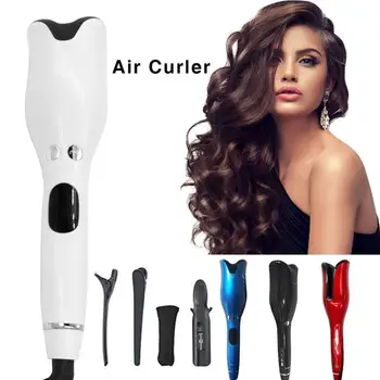 

Automatic Negative Ionic Hair Curling IronAir Spin N Curls Rotating Air Hair Curler Roller Ceramic New Beach Waves Styling Tool